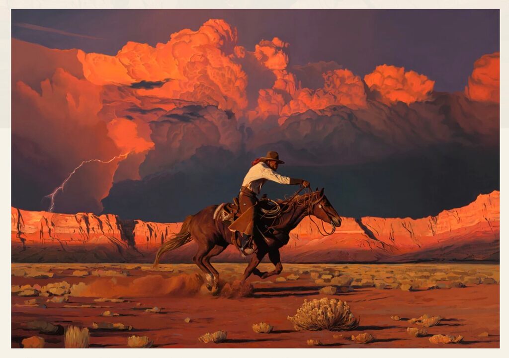 Arizona Cannonball - XXL Canvas by Mark Maggiori — fine art print available at Rowang Gallery