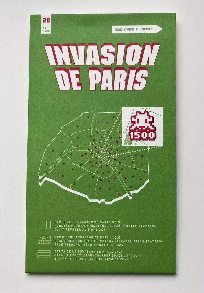 Invasion De Paris by Invader — fine art print available at Rowang Gallery