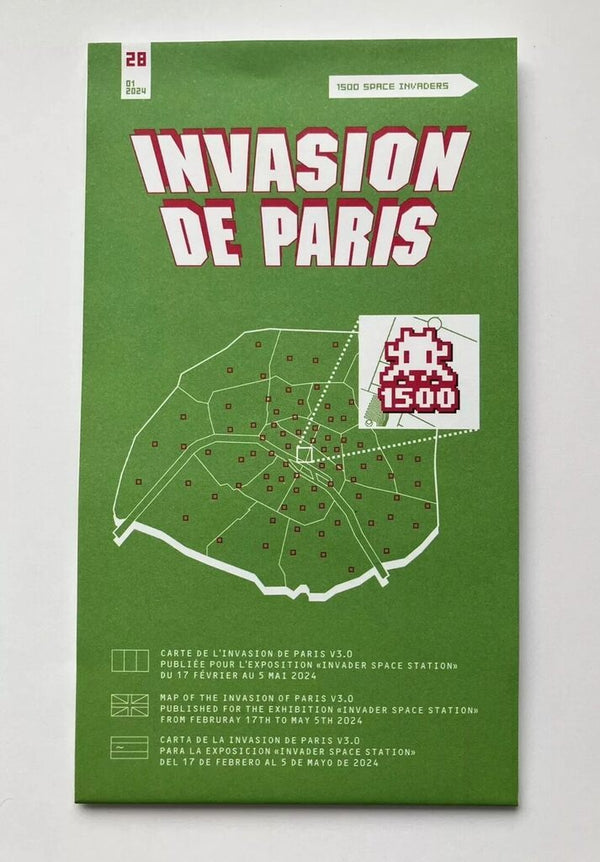 Invasion De Paris by Invader — fine art print available at Rowang Gallery
