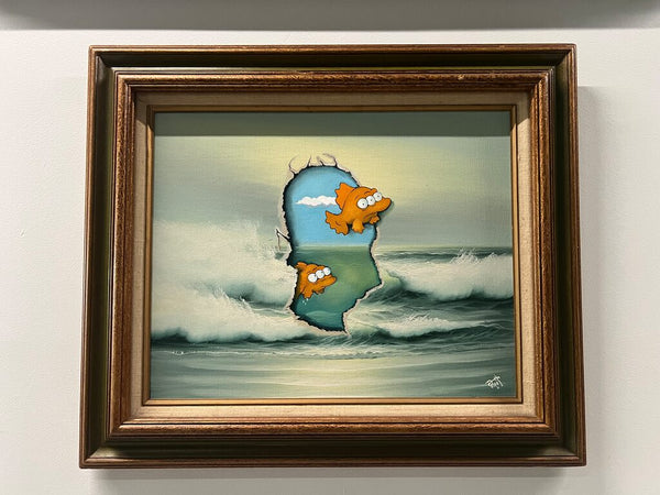 Mitosis by Dave Pollot — painting available at Rowang Gallery