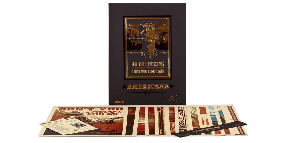 Americana Box Set by Shepard Fairey — fine art print available at Rowang Gallery