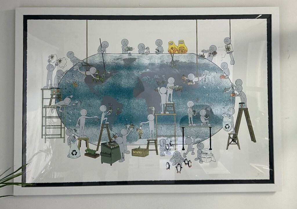 Our World ( Main Edition ) by KAI — fine art print available at Rowang Gallery