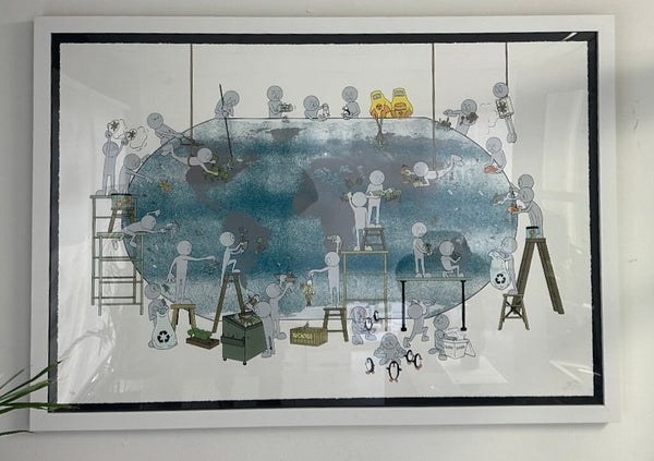 Our World ( Main Edition ) by KAI — fine art print available at Rowang Gallery