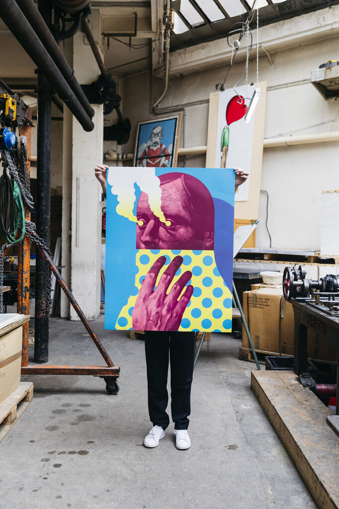 Last Gasp Blue Edition by Michael Reeder — fine art print available at Rowang Gallery
