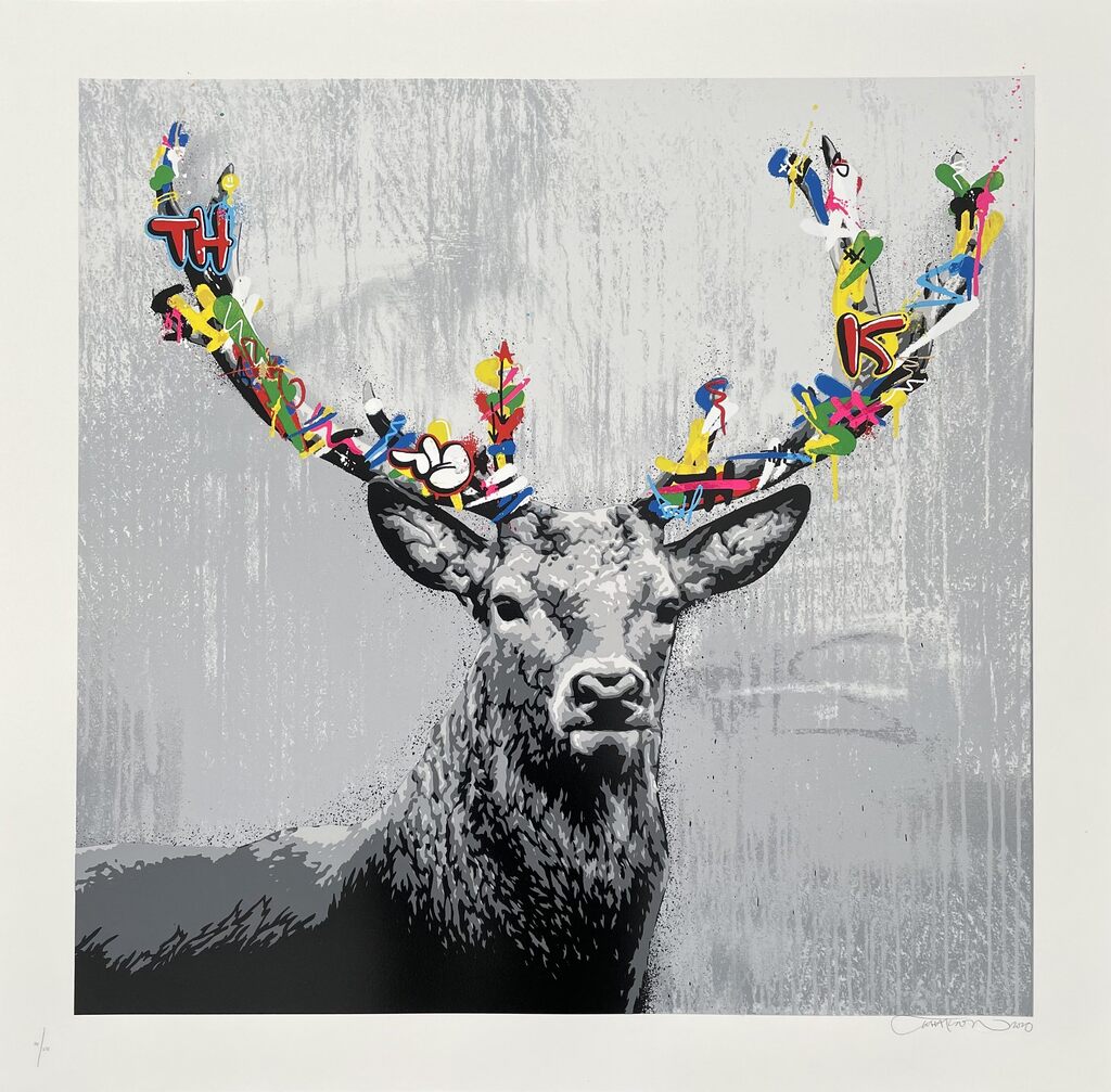 The Stag by Martin Whatson — fine art print available at Rowang Gallery