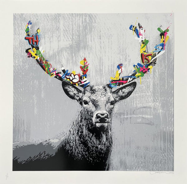 The Stag by Martin Whatson — fine art print available at Rowang Gallery