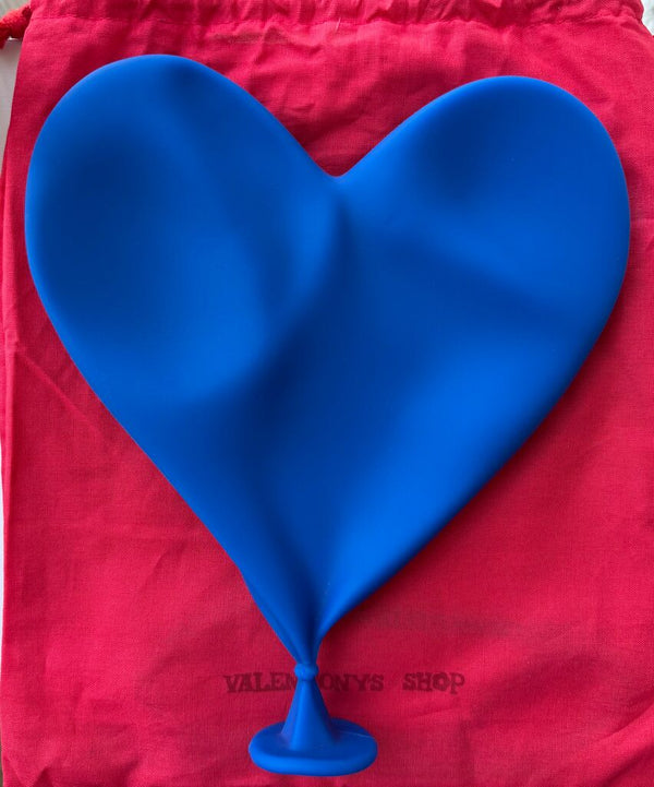 Deflated Heart Balloon - Blue by CJ Hendry — collectible available at Rowang Gallery
