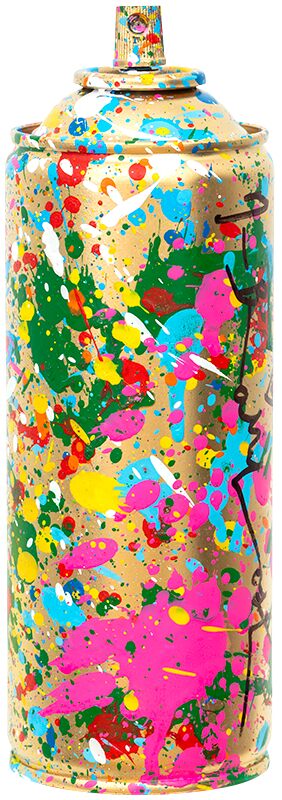 Signed Splash Spray Can by Mr. Brainwash — collectible available at Rowang Gallery