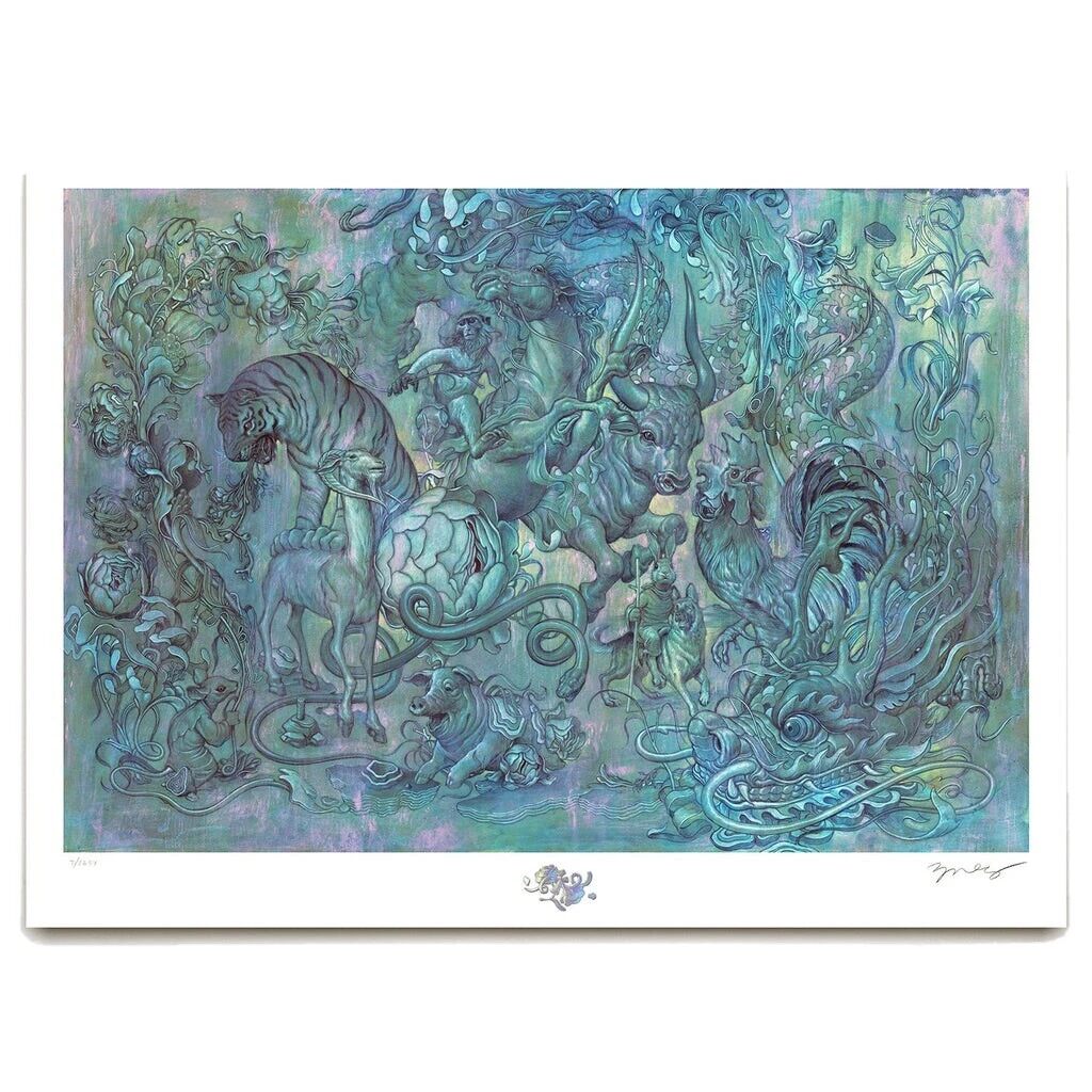HUNTING PARTY II by James Jean — fine art print available at Rowang Gallery