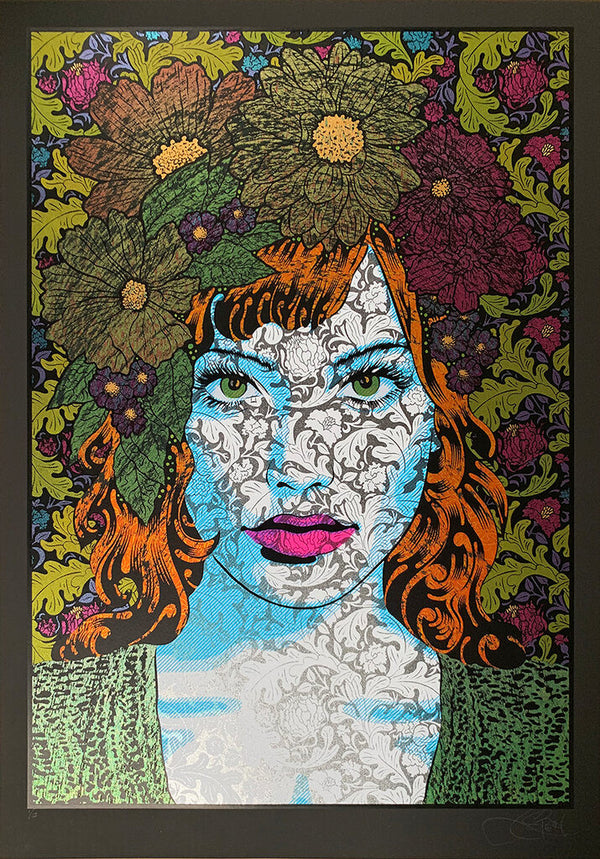 Empathy Black Satin Variant by Chuck Sperry — fine art print available at Rowang Gallery