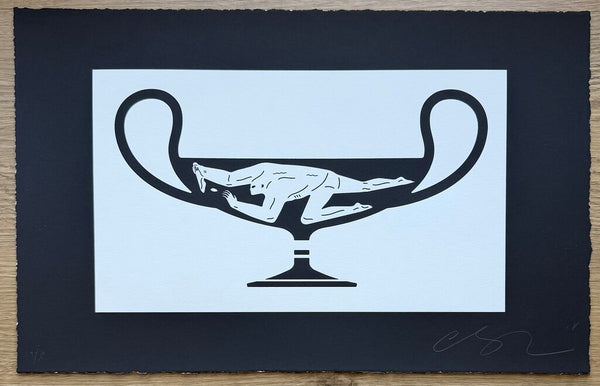 End Of Empire - Kantharos - Black by Cleon Peterson — fine art print available at Rowang Gallery