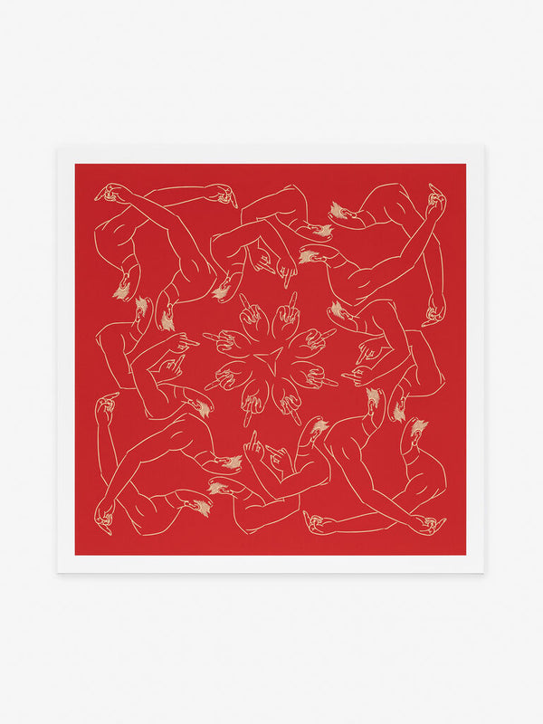 Middle Finger in Red by Ai Weiwei — fine art print available at Rowang Gallery
