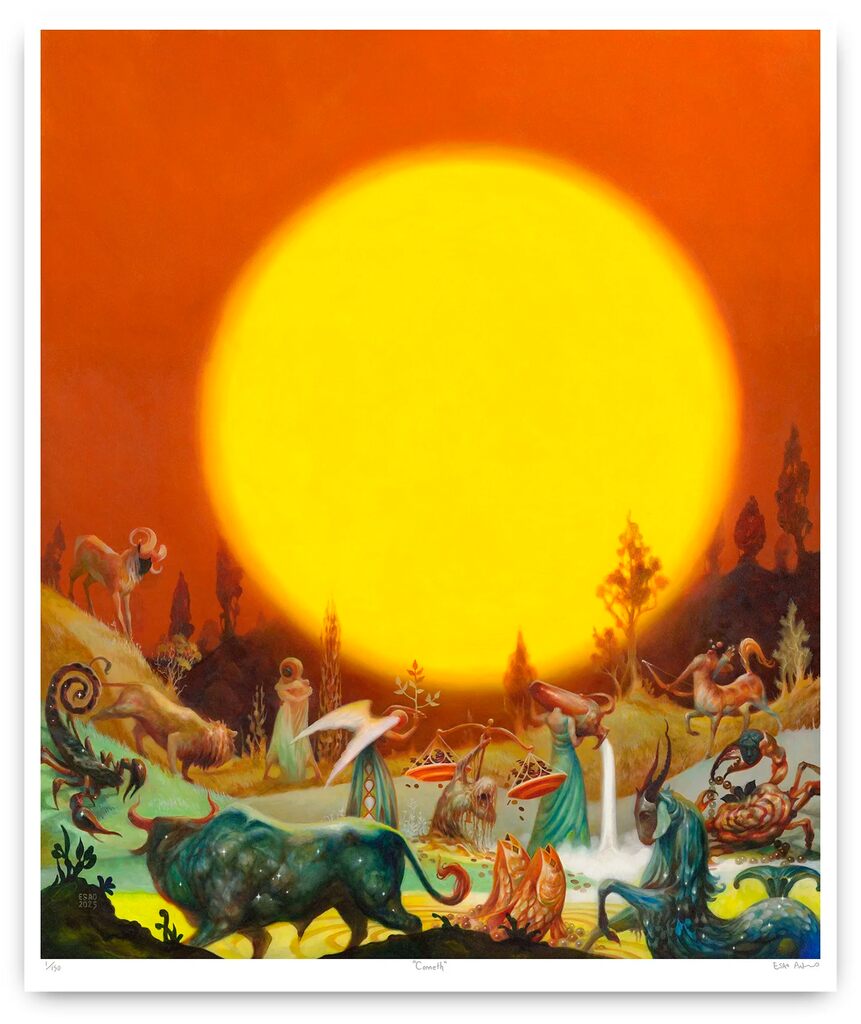 Cometh by Esao Andrews — fine art print available at Rowang Gallery