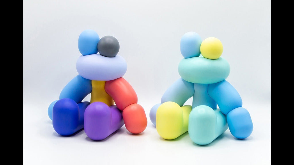 Juggler (Set of 2) by Yoon Hyup — sculpture available at Rowang Gallery
