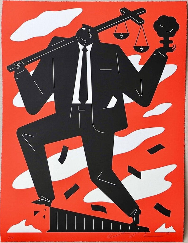 Useless Idiot - Red by Cleon Peterson — fine art print available at Rowang Gallery