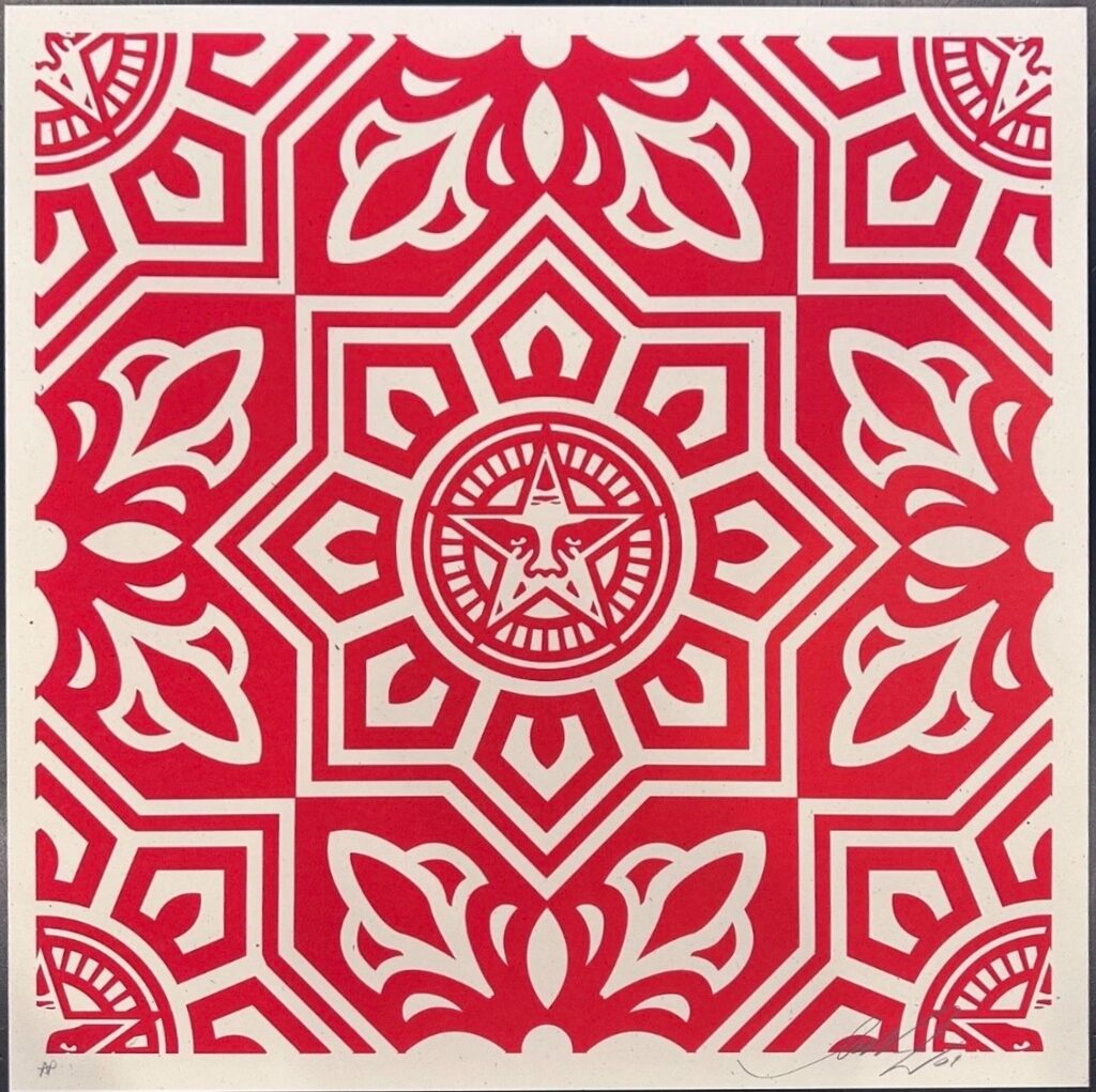 Venice Pattern by Shepard Fairey — fine art print available at Rowang Gallery