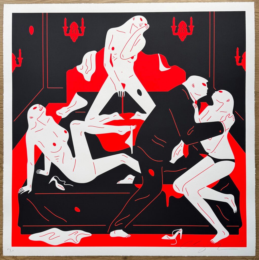 Pissers II by Cleon Peterson — fine art print available at Rowang Gallery