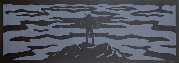 The Seeker - Black by Cleon Peterson — fine art print available at Rowang Gallery