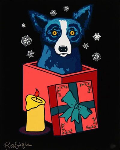 Midnight Surprise by George Rodrigue — fine art print available at Rowang Gallery