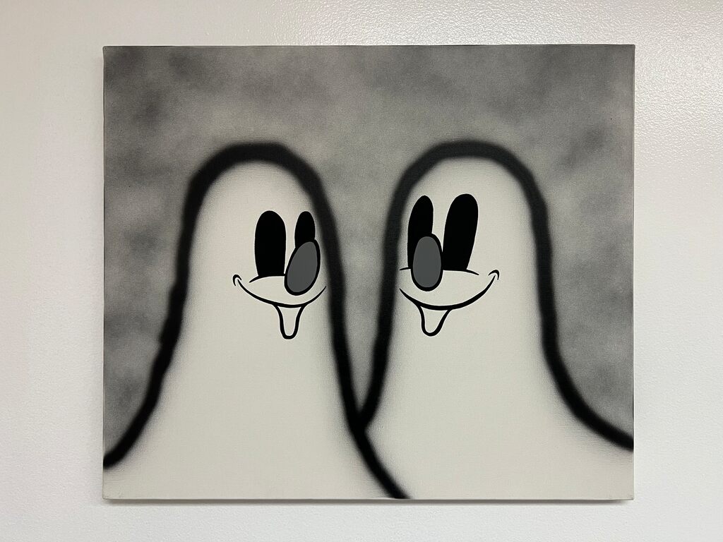Ghost Drawing 8 by Koichi Yairi — painting available at Rowang Gallery