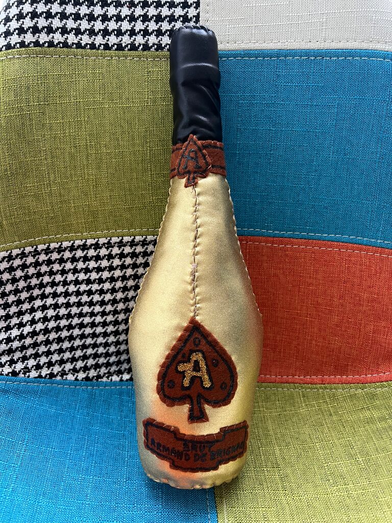 Ace of Spades by Lucy Sparrow — collectible available at Rowang Gallery