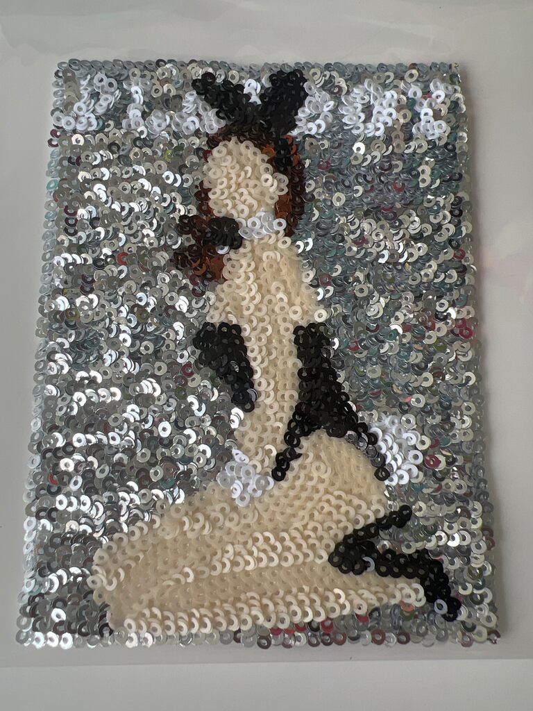 Bargain Bodega Sequin Patch - Playboy Magazine by CJ Hendry — collectible available at Rowang Gallery