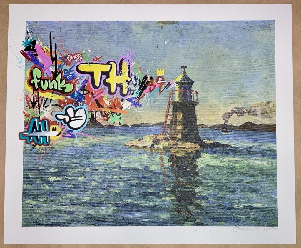 Lighthouse by Martin Whatson — fine art print available at Rowang Gallery