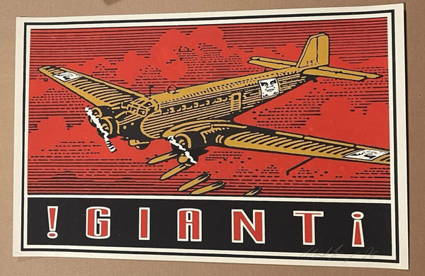 Bomber by Shepard Fairey — fine art print available at Rowang Gallery