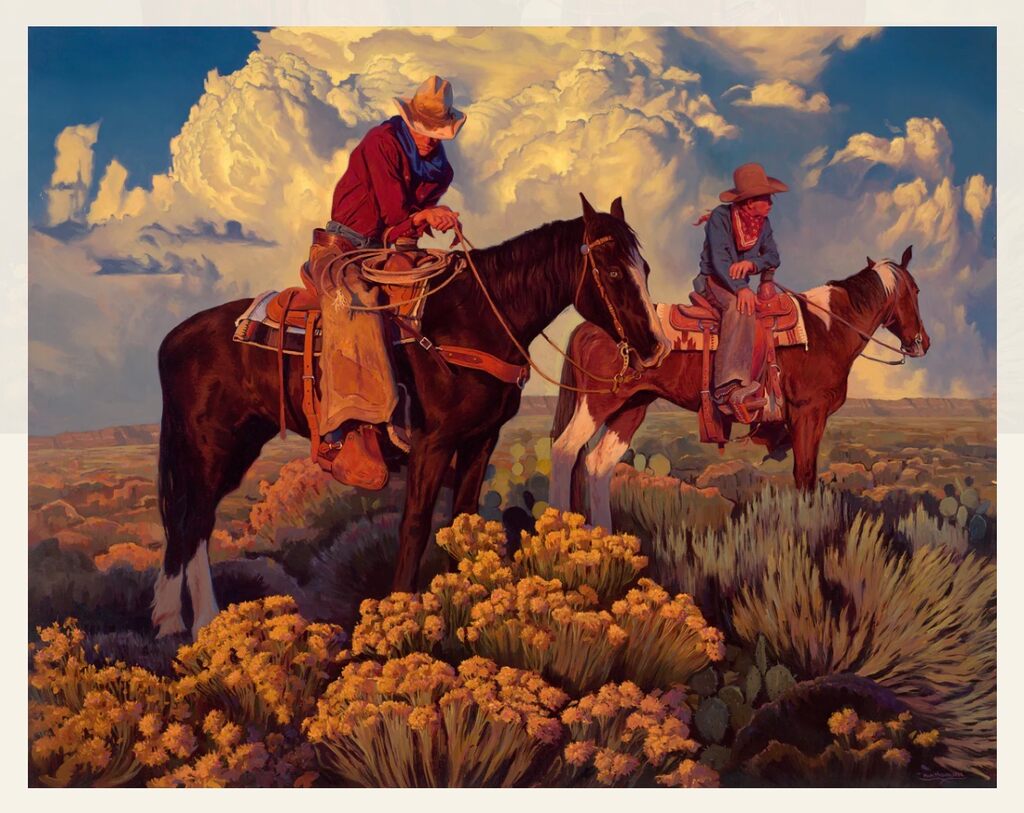Sagebrush Cavaliers by Mark Maggiori — fine art print available at Rowang Gallery