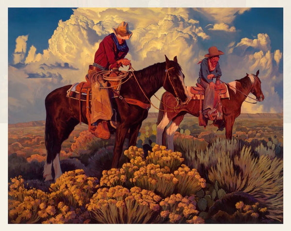 Sagebrush Cavaliers by Mark Maggiori — fine art print available at Rowang Gallery