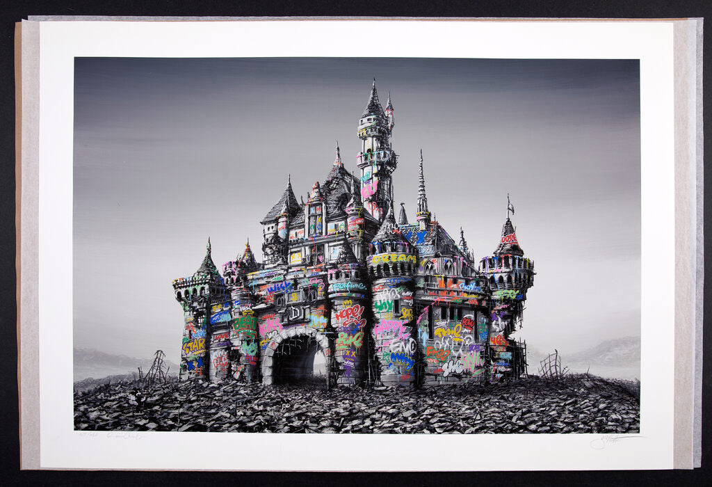 Castle Ruins by Jeff Gillette x Roamcouch — fine art print available at Rowang Gallery