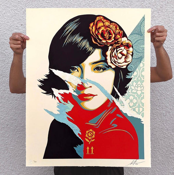 Open Minds by Shepard Fairey — fine art print available at Rowang Gallery