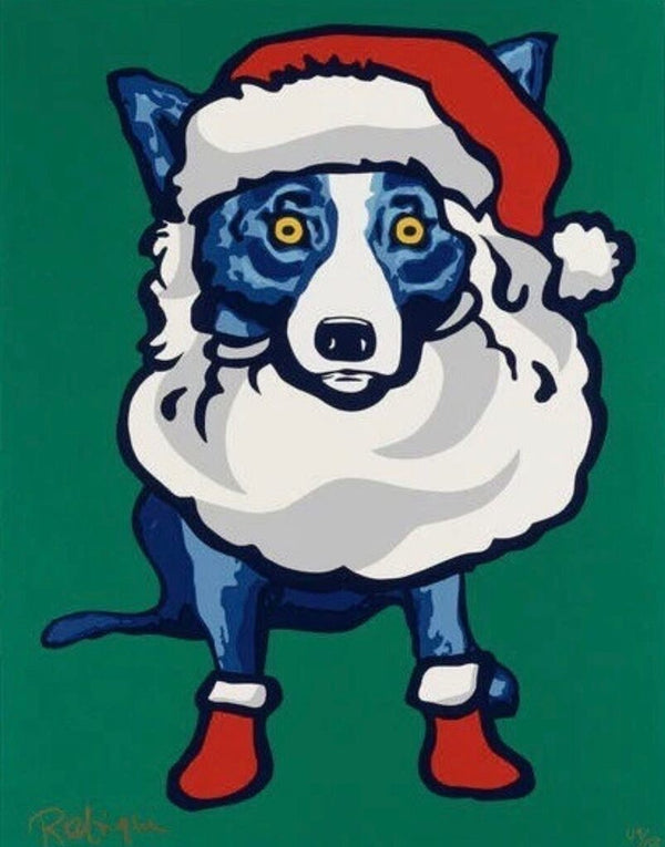 Ho Ho Ho by George Rodrigue — fine art print available at Rowang Gallery