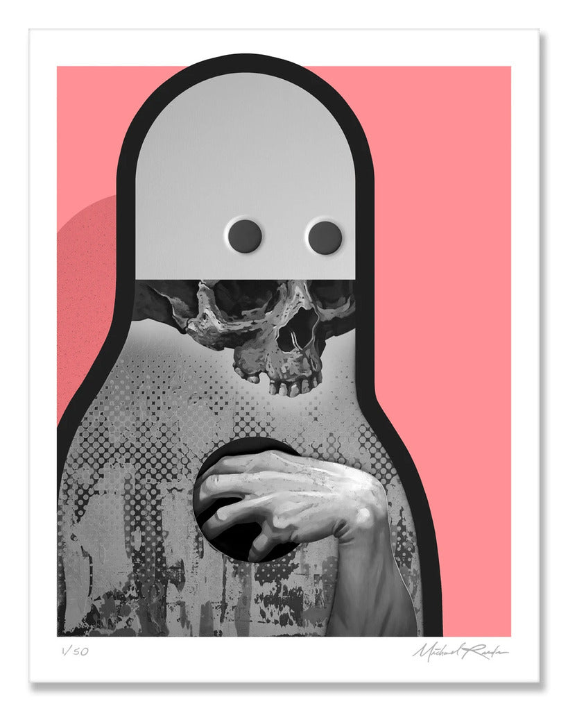 "For You My Love" Arctic Trooper Pink by Michael Reeder — fine art print available at Rowang Gallery