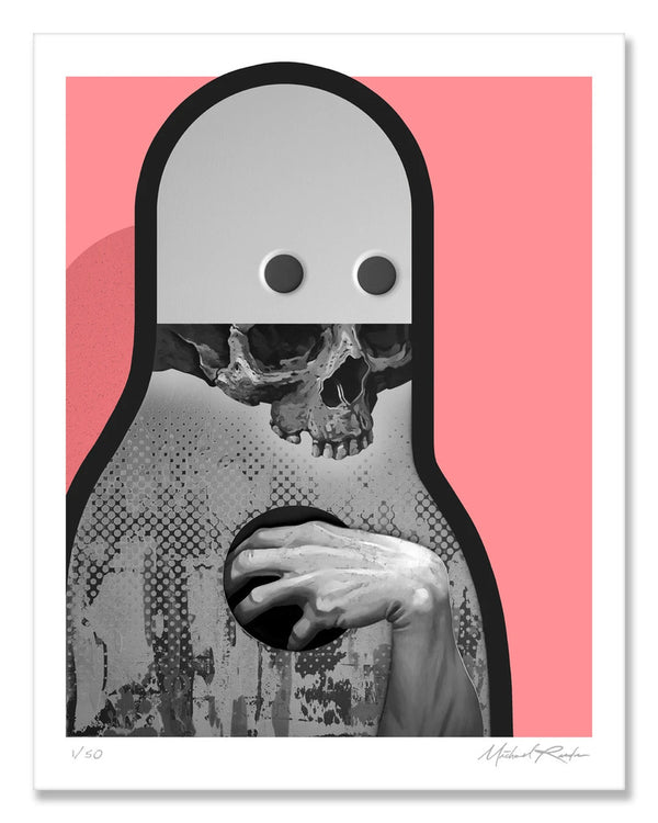 "For You My Love" Arctic Trooper Pink by Michael Reeder — fine art print available at Rowang Gallery