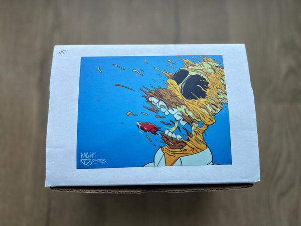 Deconstructed Homer Yellow by Matt Gondek — collectible available at Rowang Gallery