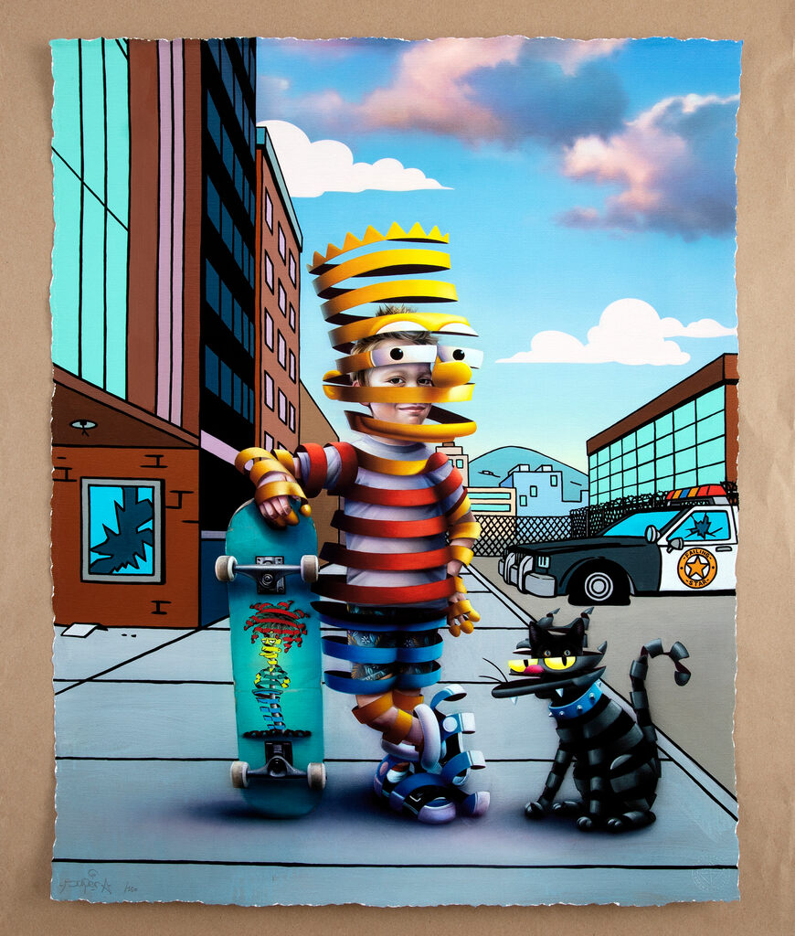 EL BARTO (BART SIMPSON) by Super A — fine art print available at Rowang Gallery