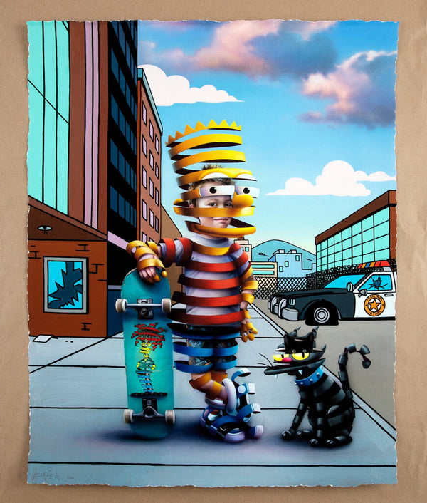 EL BARTO (BART SIMPSON) by Super A — fine art print available at Rowang Gallery