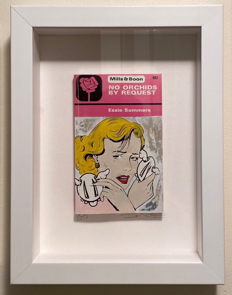 No Orchids By Request by D*Face — painting available at Rowang Gallery