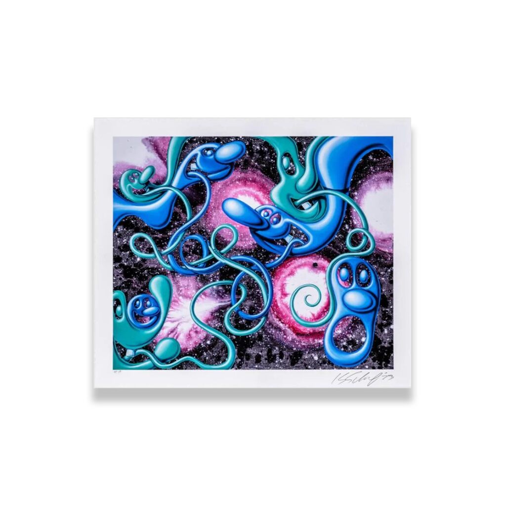 Toungles by Kenny Scharf — fine art print available at Rowang Gallery