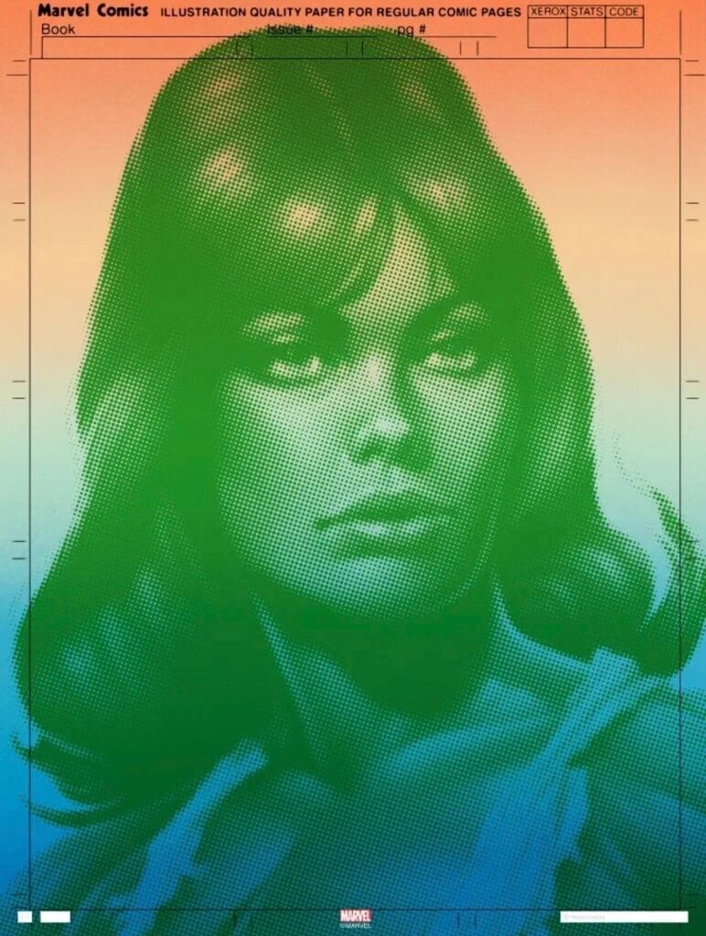 Women Of Marvel - She Hulk - 1/1 by Tristan Eaton — fine art print available at Rowang Gallery