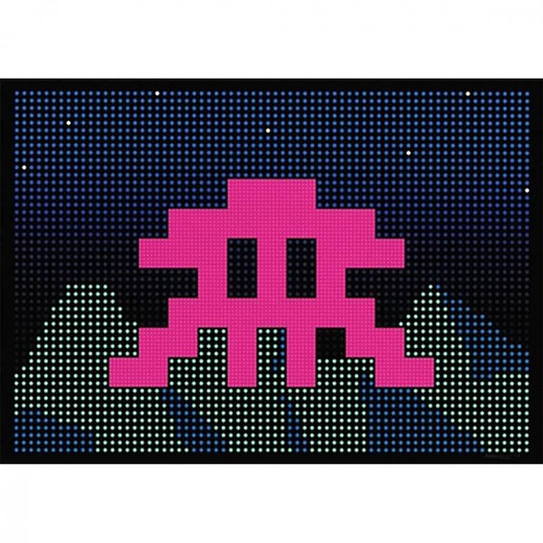 LED by Invader — fine art print available at Rowang Gallery