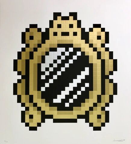 Versailles Black by Invader — fine art print available at Rowang Gallery