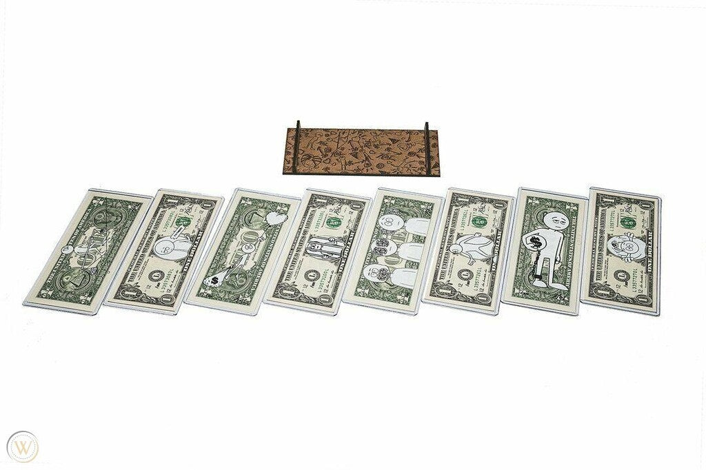 Exchange Rate / 8 Bill Series by KAI — fine art print available at Rowang Gallery