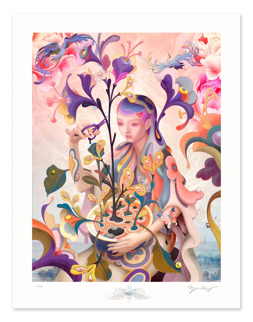 The Editor by James Jean — fine art print available at Rowang Gallery