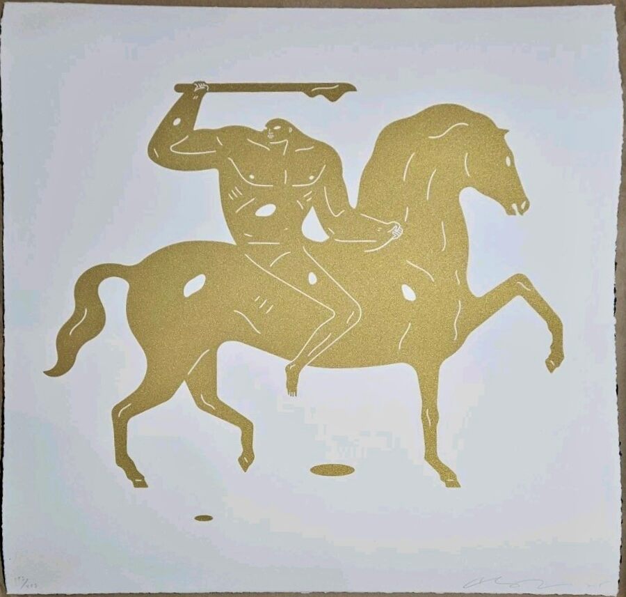 The Return Gold by Cleon Peterson — fine art print available at Rowang Gallery
