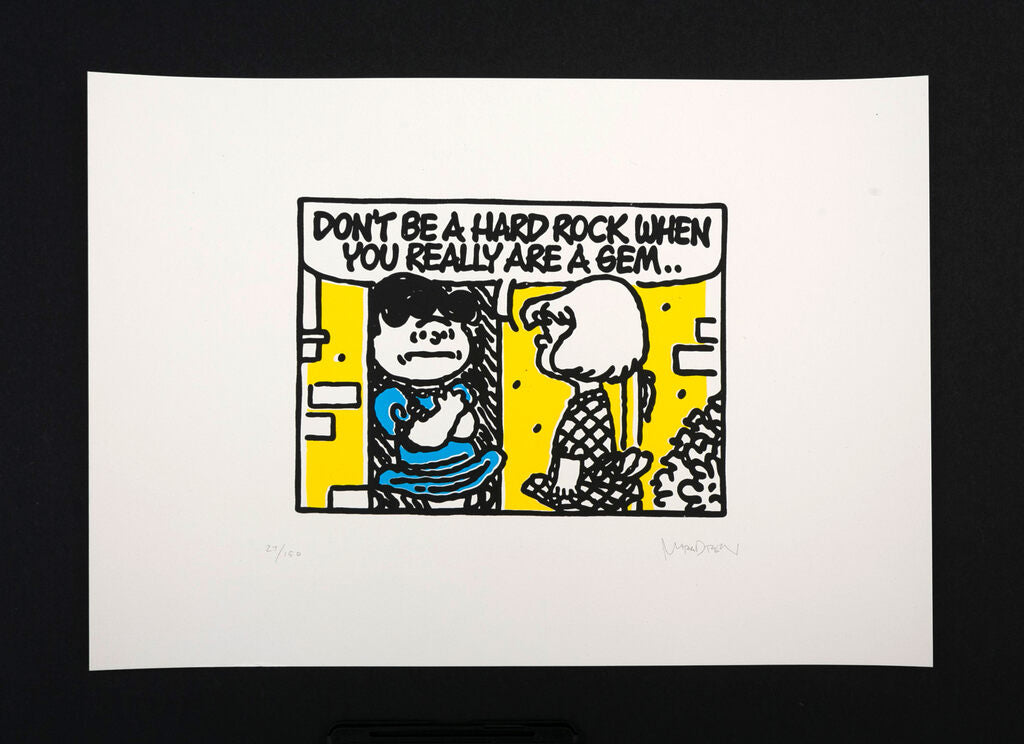 Hard Rock (Lauren Hill) (Blue) by Mark Drew — fine art print available at Rowang Gallery