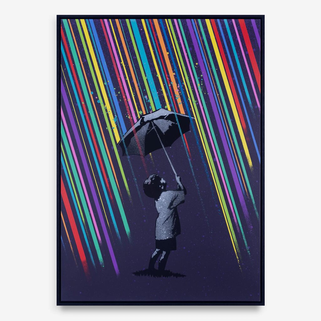 Not Everything Is So Black & White - Hand Finished Wood Print by Eelus — mixed media available at Rowang Gallery