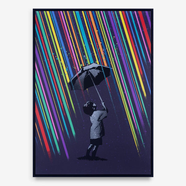 Not Everything Is So Black & White - Hand Finished Wood Print by Eelus — mixed media available at Rowang Gallery