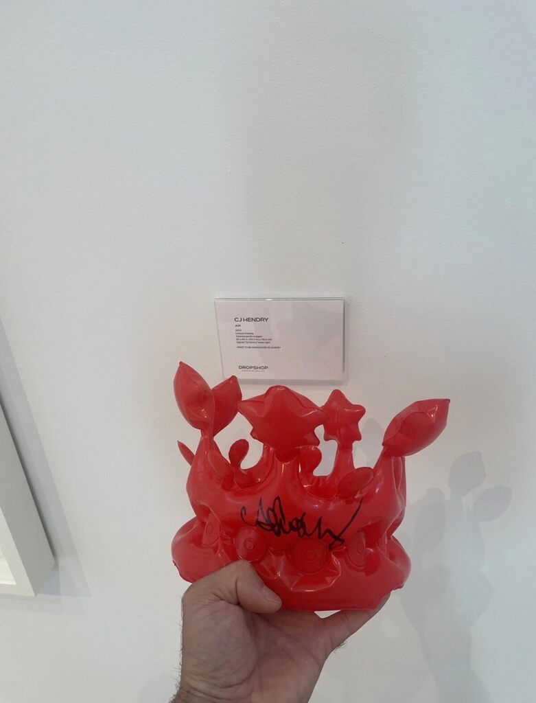 Inflatable Crown - Signed by CJ Hendry — collectible available at Rowang Gallery